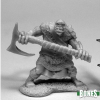 Reaper: Bones: Orc Chopper (2H Axe) Unpainted Miniature