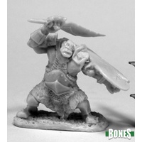Reaper: Bones: Orc Slicer (Scimitar & Shield) Unpainted Miniature