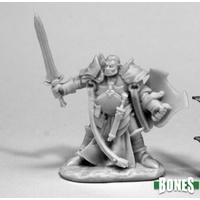 Reaper: Bones: Jurden, Half Orc Paladin Unpainted Miniature