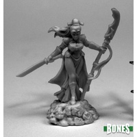 Reaper: Bones: Masumi, Demon Hunter Unpainted Miniature