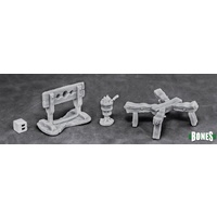 Reaper: Bones: Torture Equipment 1 (Preorder) Unpainted Miniature