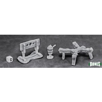Reaper: Bones: Torture Equipment 1 (Preorder) Unpainted Miniature
