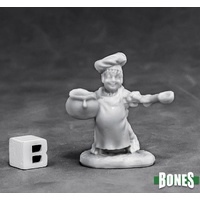 Reaper: Bones: Halfling Cook Unpainted Miniature