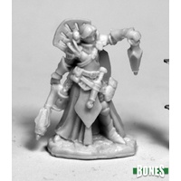 Reaper: Bones: Christina, Female Cleric Unpainted Miniature