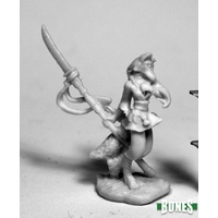 Reaper: Bones: Dijoro, Female Kitsune Unpainted Miniature