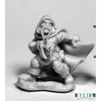 Reaper: Bones: Klaus Copperthumb, Dwarf Thief Unpainted Miniature