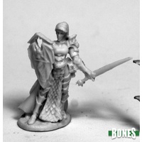 Reaper: Bones: Mara Frostblade, Antipaladin Unpainted Miniature