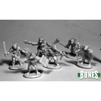 Reaper: Bones: Kobolds (6) Unpainted Miniature