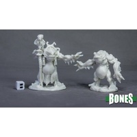 Reaper: Bones: Deep One Priest & Servitor Unpainted Miniature