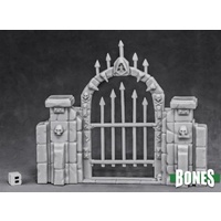Reaper: Bones: Graveyard Fence Gate Unpainted Miniature