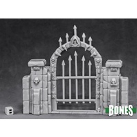 Reaper: Bones: Graveyard Fence Gate Unpainted Miniature