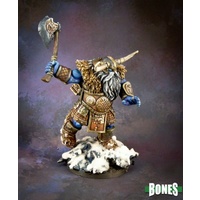 Reaper: Bones: Frost Giant Warrior (1H Axe) Unpainted Miniature