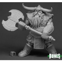 Reaper: Bones: Frost Giant Bodyguard (2H Axe) Unpainted Miniature