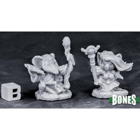 Reaper: Bones: Wizard Mouslings (2) Unpainted Miniature