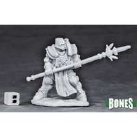 Reaper: Bones: Crusader Defender (spear) Unpainted Miniature