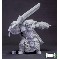 Reaper: Bones: Skorg Ironskull, Fire Giant King (Huge) Unpainted Miniature