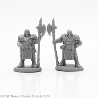 Reaper: Bones: Town Guard (2) Unpainted Miniature