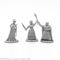 Reaper: Bones: Townsfolk II (3) Unpainted Miniature
