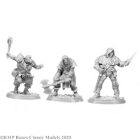 Reaper: Bones: Brigands (3) Unpainted Miniature