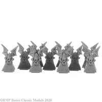 Reaper Miniatures: Bones: Gargoyle Pillar Tops (10)