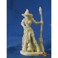 Reaper: Chronoscope Bones: Dita, Steampunk Witch Unpainted Miniature