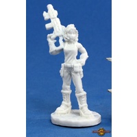 Reaper: Bones: Rosie, Chronotechnician Unpainted Miniature