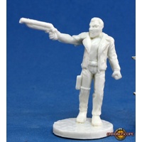 Reaper: Bones: Rex, Dark Future Hero Unpainted Miniature