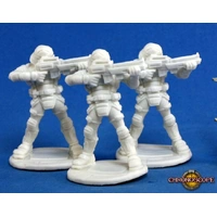 Reaper: Bones: Nova Corp:Guard (3) Unpainted Miniature
