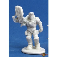 Reaper: Bones: IMEF: Nick Stone Unpainted Miniature