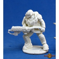 Reaper: Bones: IMEF: Torch McHugh Unpainted Miniature