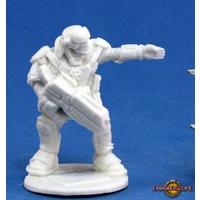 Reaper: Bones: IMEF: Erik Proudfoot Unpainted Miniature