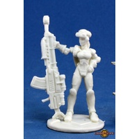 Reaper: Bones: IMEF: Sarah Blitzer Unpainted Miniature