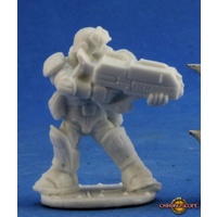 Reaper: Chronoscope Bones: Slyder, IMEF Trooper Unpainted Miniature