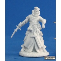 Reaper: Bones (Pathfinder): Damiel, Iconic Alchemist Unpainted Miniature
