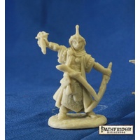Reaper: Bones (Pathfinder): Kyra, Iconic Cleric Unpainted Miniature