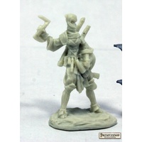 Reaper: Bones (Pathfinder): Reiko, Iconic Ninja Unpainted Miniature