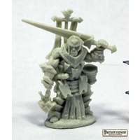 Reaper: Bones (Pathfinder): Oloch, Iconic Warpriest Unpainted Miniature