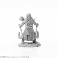 Reaper: Bones (Pathfinder): Hakon, Iconic Skald Unpainted Miniature