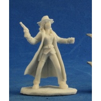 Reaper: Bones (Savage Worlds): Texas Ranger Female (Preorder) Unpainted Miniature