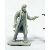 Reaper: Bones (Savage Worlds): Occult Detective Unpainted Miniature