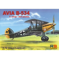 RS Models 1/72 Avia B-534 III.version Plastic Model Kit RSMI92079