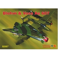 RS Models 1/72 Blohm and Voss Ae 607 Plastic Model Kit RSMI92087