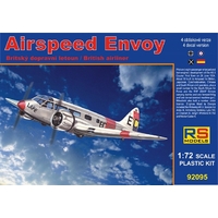 RS Models 1/72 Airspeed Envoy, Cheetah engine Plastic Model Kit RSMI92095