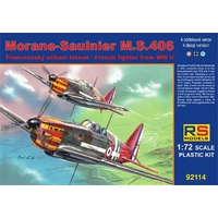 RS Models 1/72 Morane Saulnier MS.406 Plastic Model Kit RSMI92114