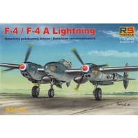 RS Models 1/72 Lockheed F-4 /F-4A Lightning Plastic Model Kit RSMI92115