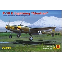 RS Models 1/72 P-38 E Aleutian Plastic Model Kit RSMI92141