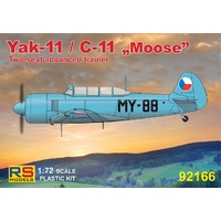 RS Models 1/72 Yak-11 / C-11 "Moose" Plastic Model Kit RSMI92166
