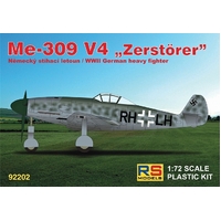RS Models 1/72 Messerschmitt 309 V4 Plastic Model Kit RSMI92202
