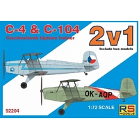 RS Models 1/72 C4 + C104 double kit Plastic Model Kit RSMI92204