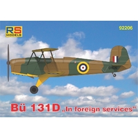 RS Models 1/72 Bucker Bu-131 D Plastic Model Kit RSMI92206
